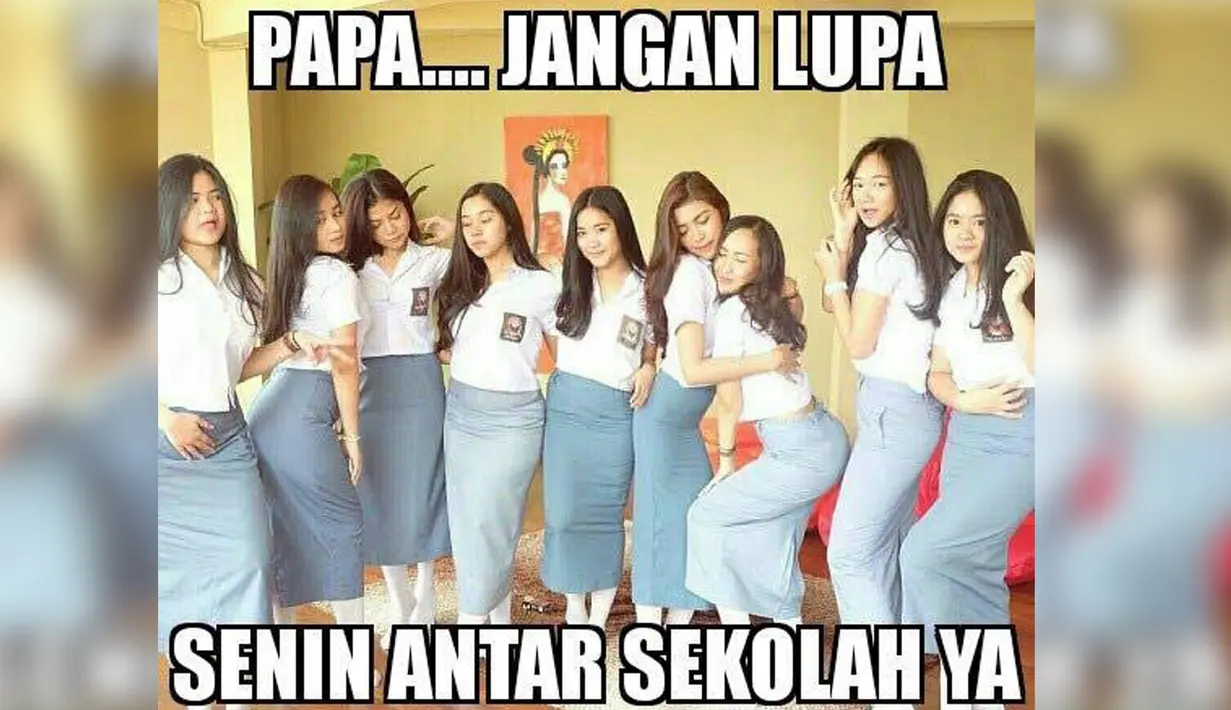 Hmmm, kira-kira Papanya bakal lupa gak yah? (Facebook.com)