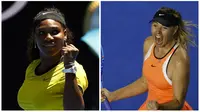 Serena Williams Versus Maria Sharapova (Reuters/Jason O'Brien/Thomas Peter)