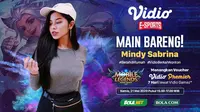 Vidio eSports Main Bareng Mindy Sabrina. (credit: Vidio)