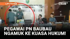 Pegawai PN Baubau Ngamuk, Nyaris Pukul Kuasa Hukum Warga!