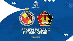 Cover prediksi Persik Kediri vs Semen Padang - BRI Super League. (Bola.com/Generated AI)