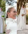 Gaun Pernikahan Putih Selebritis Dunia dan Keluarga Kerajaan. [Instagram]