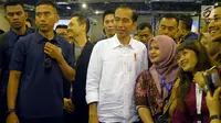 Presiden Joko Widodo saat menghadiri acara bertajuk "Young On Top NationalConference (YOTCN) di Balai Kartini, Jakarta, Sabtu (25/8). Acara ini dihadiri sebagian besar anak muda. (Liputan6.com/Pool/Ist)