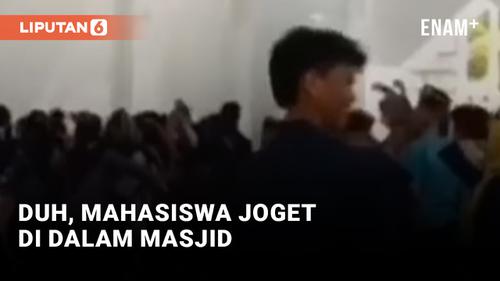 VIDEO: Viral! Mahasiswa Joget Ojo Dibandingke di dalam Masjid