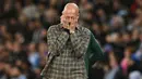 Sementara itu, Manchester City harus tersingkir dengan agregat 1-5. (AFP/Oli Scarff)