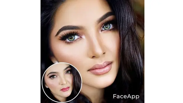 7 Artis Cantik yang 'Oplas' Pakai FaceApp, Iis Dahlia Bak Bintang Bollywood