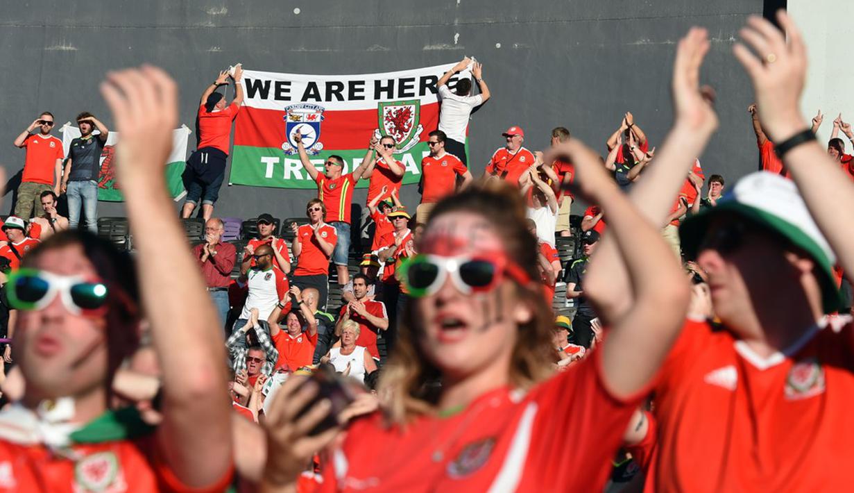 Apalagi Piala Eropa 2016 adalah penampilan pertama Wales di putaran final Piala Eropa. (AFP/Remy Gabalda)