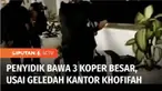 Setelah menggeledah sekitar 10 jam di Kantor Gubernur dan Wakil Gubernur Jawa Timur, Khofifah Indar Parawansa dan Emil Dardak, tim penyidik KPK membawa tiga koper besar yang diduga barang bukti kasus dana hibah yang menyeret Wakil Ketua DPRD Jawa Tim...