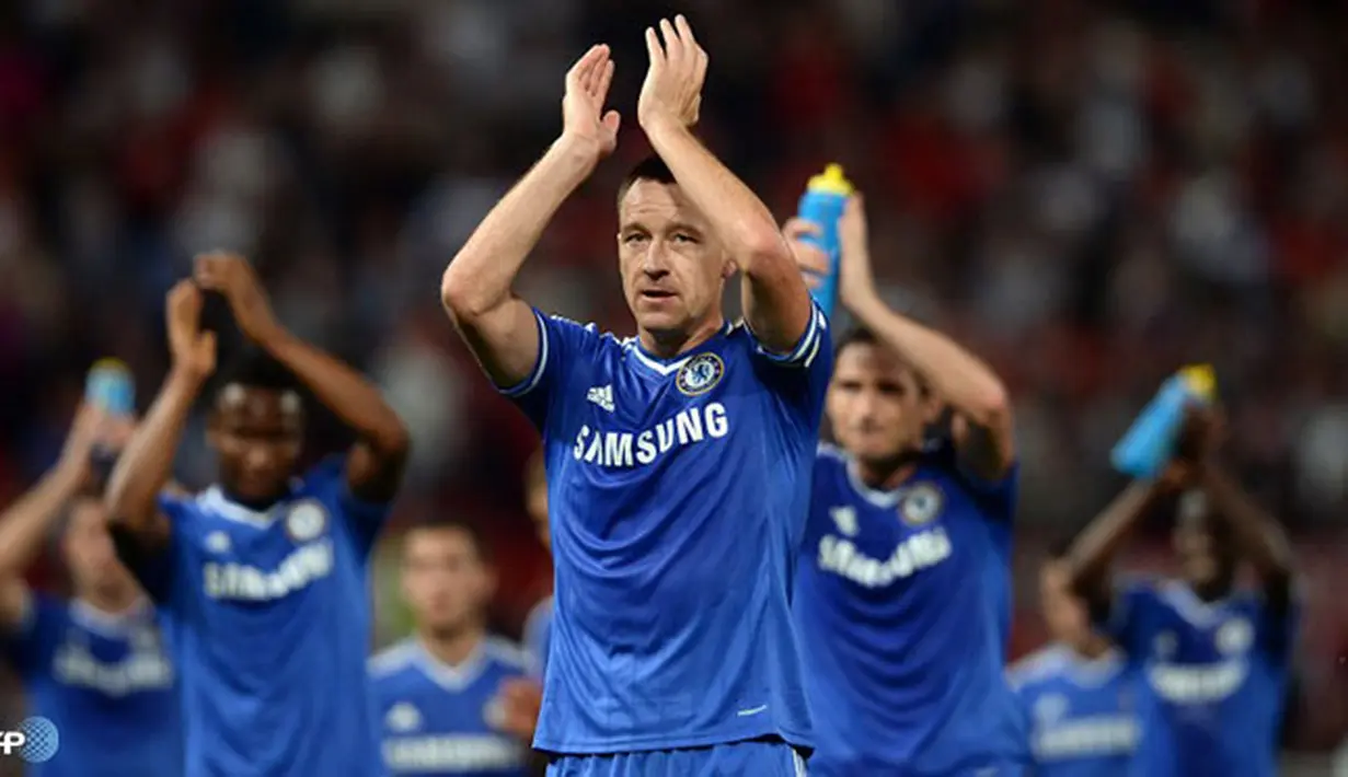 Skor 0 - 0 bertahan sampai pluit panjang ditiup pada pertandingan Liga Inggris antara Manchester United melawan Chelsea di Stadion Old Trafford, Manchester Selasa 27 Agustus 2013. (AFP/Andrew Yates)