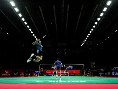 Indonesia Masters 2026 kembali. Turnamen BWF Super 500 tersebut akan dimulai dari hari Senin (20/01) hingga Minggu (25/01/2026) di Istora Senayan, Jakarta. (Bola.com/Bagaskara Lazuardi)