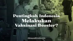 Pemerintah bakal memulai pelaksanaan vaksinasi booster pada 12 Januari 2021. Namun, ada hal yang harus diperhatikan sebelum sebuah negara memulai vaksinasi booster. Apakah itu?
