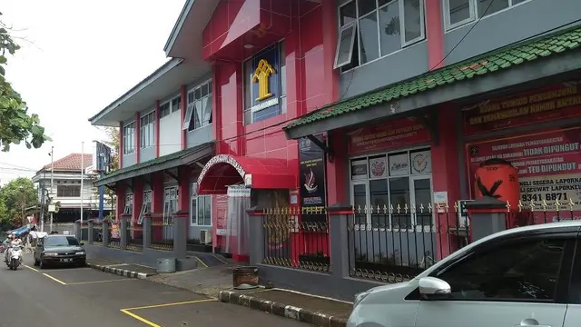 Area depan Lapas Kelas IIB Sukabumi yang dilalui jalan raya umum (Liputan6.com/Istimewa).