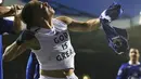 Everton's Steven Pienaar celebrates scoring the opening goal against Tottenham Hotspur during their EPL match at White Hart Lane, on November 30, 2008 in London. AFP PHOTO/ CHRIS RATCLIFFE