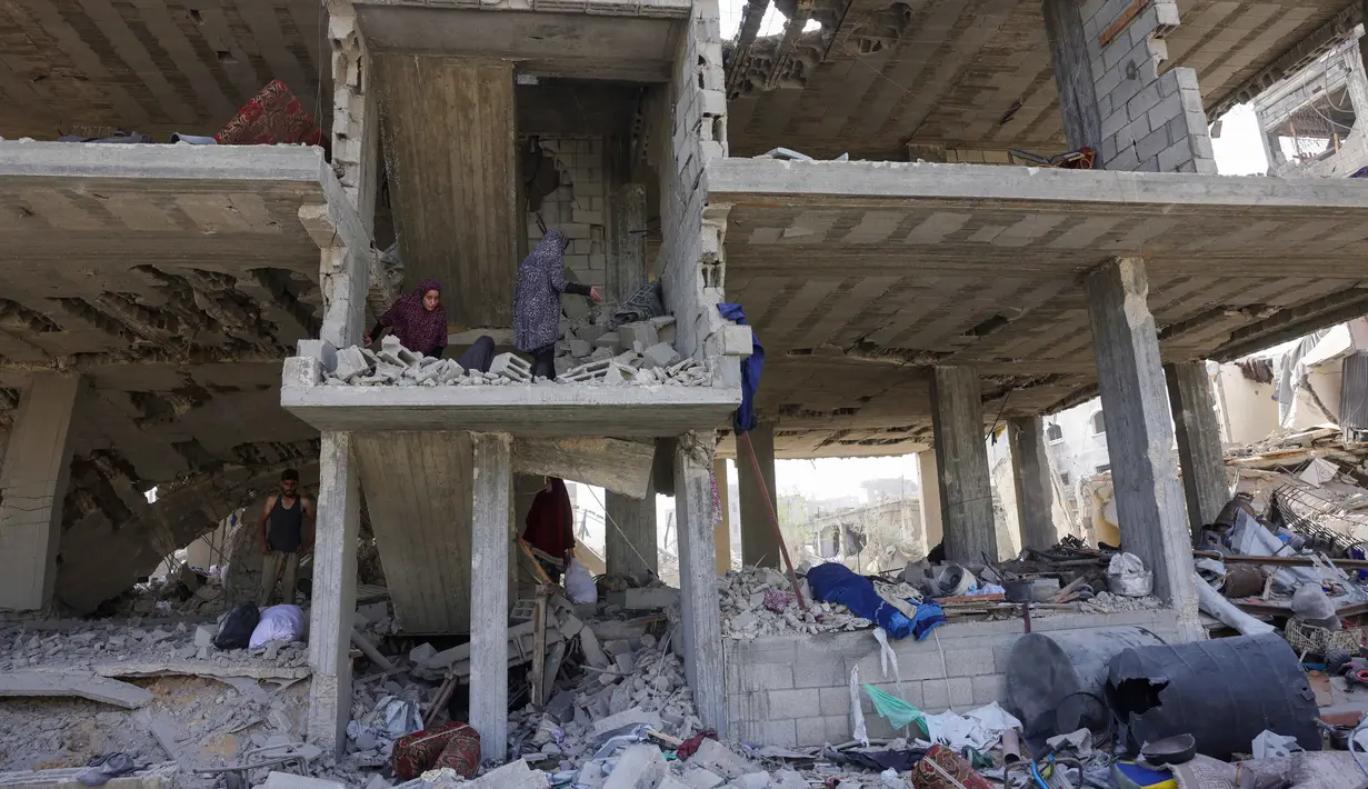 Tindakan ini untuk meningkatkan tekanan pada Hamas sementara para mediator mendesak pemberlakuan gencatan senjata. (BASHAR TALEB/AFP)