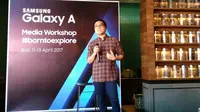 Irfan Rinaldi, Product Marketing Manager Samsung Electronic Indonesia. Liputan6.com/Mochamad Wahyu Hidayat