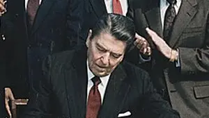 Presiden AS Ronald Reagan (@DavidPriess/Twitter).