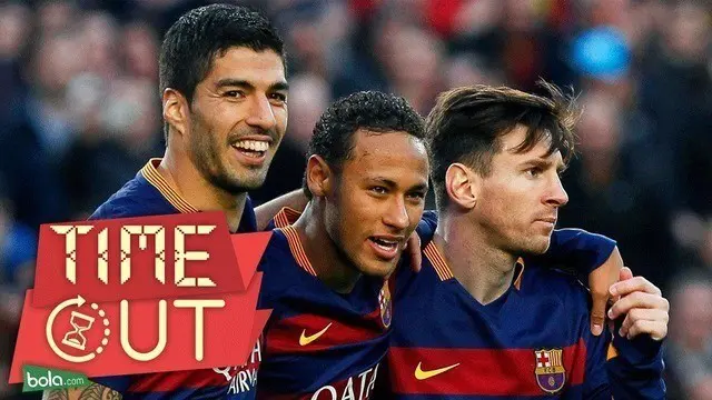 Time Out: Cerita Suarez tentang Messi dan Neymar
