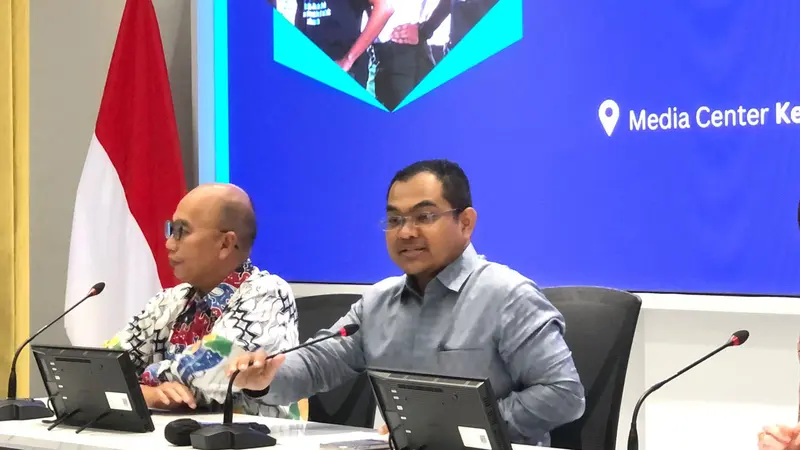 Konferensi pers rekrutmen bersama BUMN tahun 2024, Jumat (22/3/2024). (Foto: Liputan6.com/Tira S)