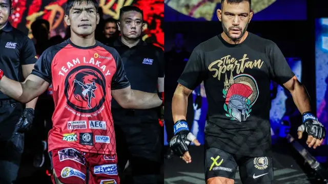 Eduard Folayang (kiri) dan Antonio Caruso
