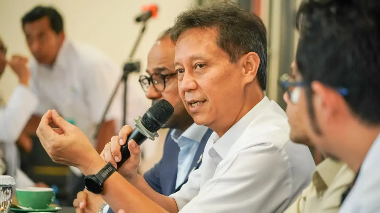 Menkes Budi bicara tentang virus Nipah saat berada RS Kardiologi Emirates-Indonesia Solo pada Kamis, 29 Januari 2026. (Dok Kemenkes)
