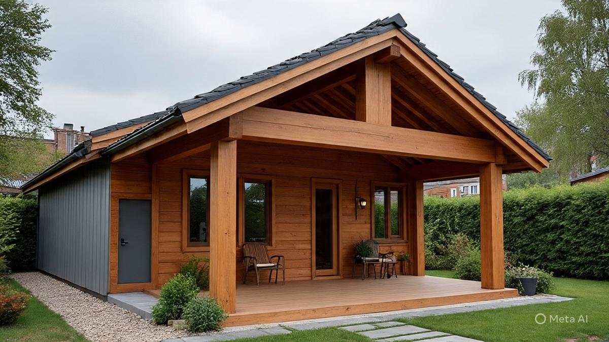 7 Desain Rumah Kayu Bergaya Skandinavia Islami, Inspirasi Hunian Minimalis dan Kekinian