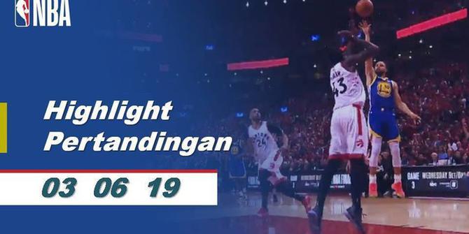 VIDEO: Sengitnya Game 2 Final NBA 2019, Warriors Vs Raptors