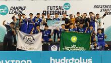 Tim putra UIN Sunan Gunung Djati Bandung keluar sebagai juara Campus League Futsal 2025 regional Jakarta. (Bola.com/Roby Dian)