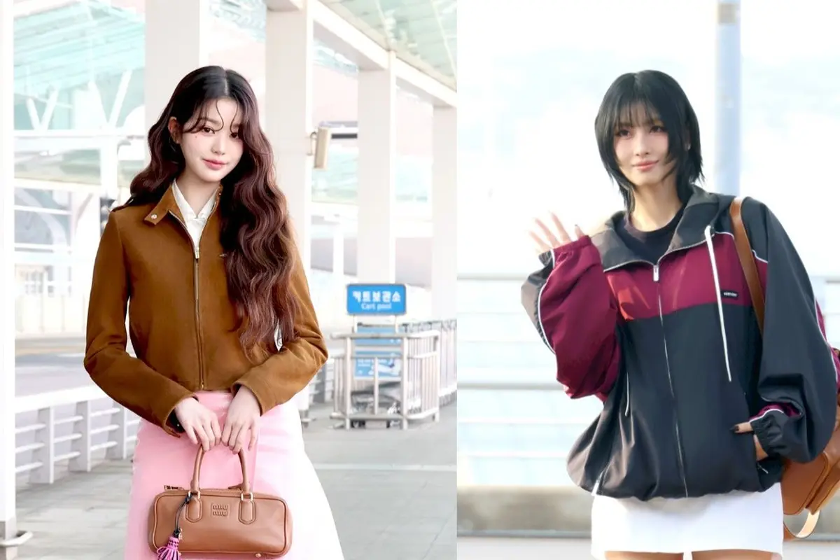 Adu Gaya Airport Look Idol K-Pop Berjuluk ‘It Girl’: Jang Wonyoung IVE hingga Momo TWICE