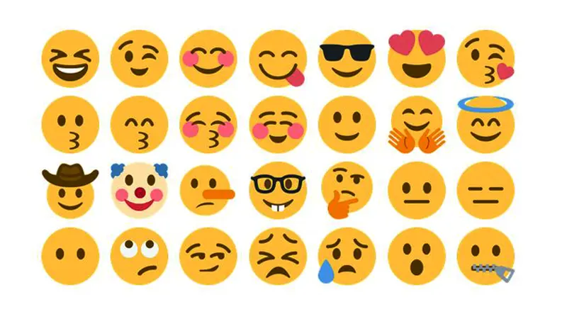 Sebagian Emoji Baru di Unicode versi 9. Kredit: Emojipedia