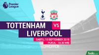 Premier League 2018-2019 Tottenham Hotspur Vs Liverpool (Bola.com/Adreanus Titus)