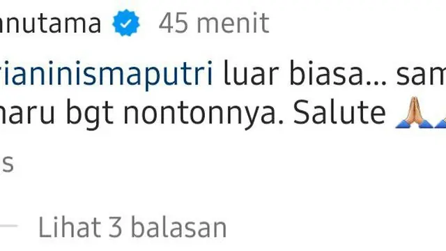Wishnutama turut bangga dengan penampilan Putri