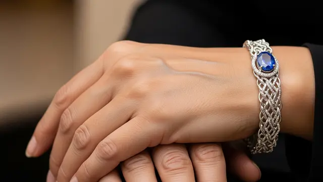 Model Gelang Aksen Permata buat Ibu 50 Tahun (AI)