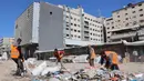 Hal ini menyusul situasi dan kondisi yang mulai kondusif di tengah gencatan senjata yang sedang berlangsung dalam perang antara Israel dan Hamas di wilayah pesisir Palestina. (Omar AL-QATTAA/AFP)