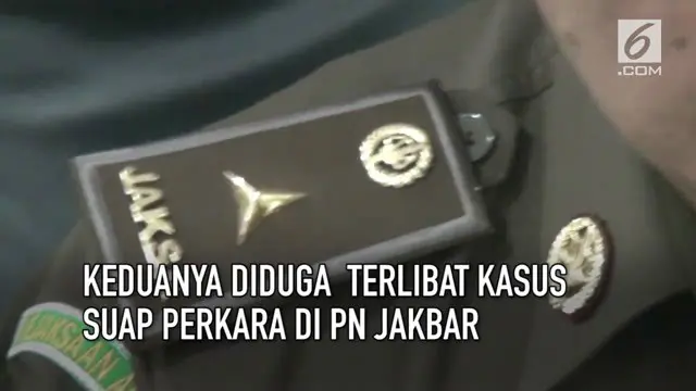 Kejaksaan Agung akan menyelidiki dan memproses hukum 2 jaksa hasil OTT KPK. Keduanya diduga terlibat kasus suap di pengandilan neheri Jakarta Barat.