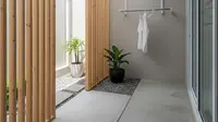 7 Model Area Jemuran Semi Outdoor Minimalis dengan Sekat Estetik dan Ventilasi