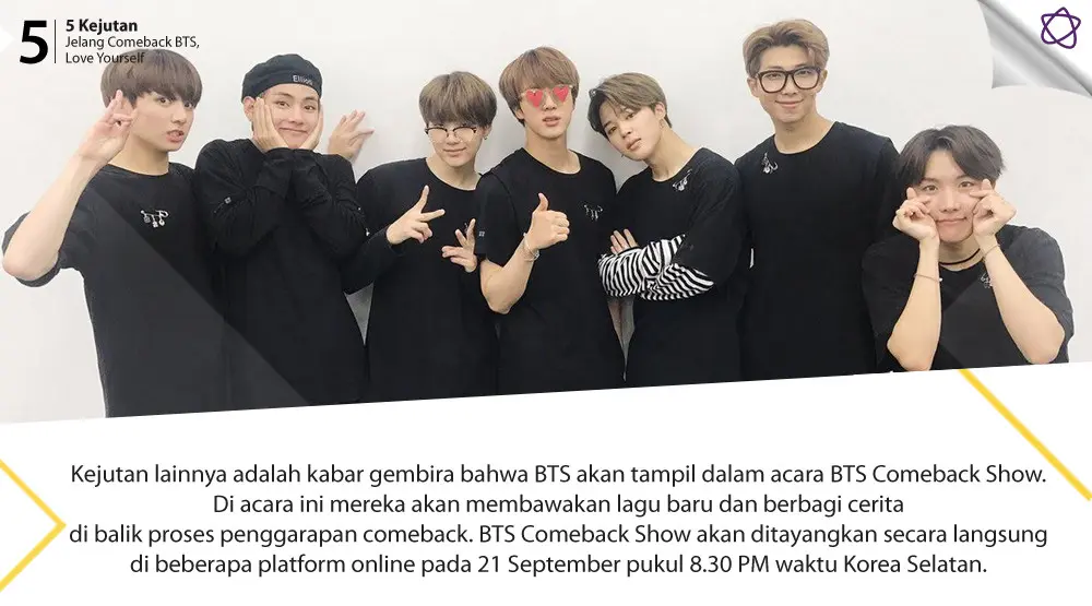 5 Kejutan Jelang Comeback BTS, Love Yourself. (Foto: Twitter/bts_bighit, Desain: Nurman Abdul Hakim/Bintang.com)