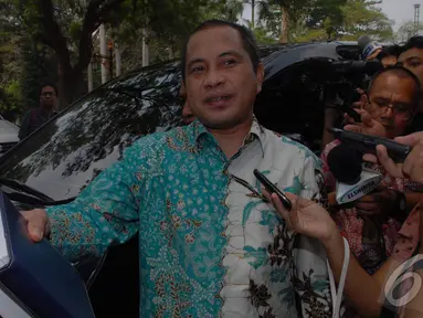 Politisi PKB Marwan Jaafar termasuk orang yang dipanggil Jokowi ke Istana Negara, Jakarta, Kamis (23/10/2014) (Liputan6.com/Herman Zakharia)