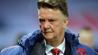 Manajer Manchester United asal Belanda, Louis van Gaal. (AFP/Paul Ellis)