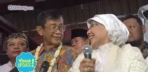 Ditanya Rencana Pasca-Nikah, Jawaban Nani Wijaya dan Ajip Rosidi Seperti Pasangan Muda