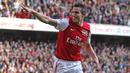 Robin van Persie. Striker asal Belanda ini mengoleksi 144 gol dan 65 assist dalam 280 laga di Premier League bersama Arsenal dan Manchester United. Satu trofi Premier League dikoleksinya di musim debutnya bersama Setan Merah pada 2012/2013 usai meninggalkan Arsenal. (AFP/Ian Kington)
