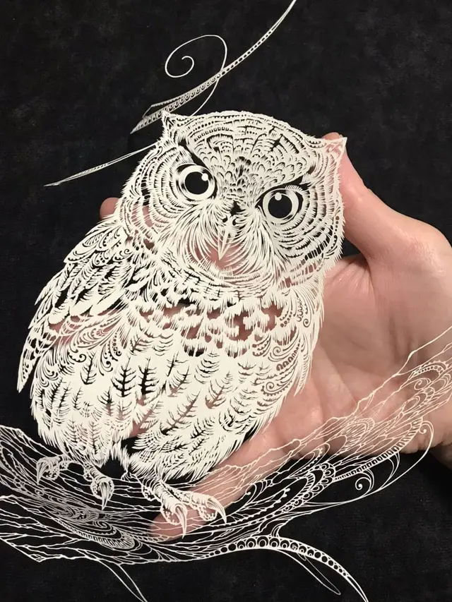 Kirigami Karya Seniman Ini Detailnya Bikin Kagum. (Sumber: Instagram/kiriesousakukamasayo)