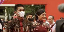 Kaesang Pangarep dan Erina Gudono baru saja menghadiri perayaan Imlek Nasional bersama Presiden Jokowi, di Lapangan Banteng, Jakarta Pusat. Kaesang dan Erina pun kompak mengenakan busana serba merah, yuk intip.  (@anneavantieheart)