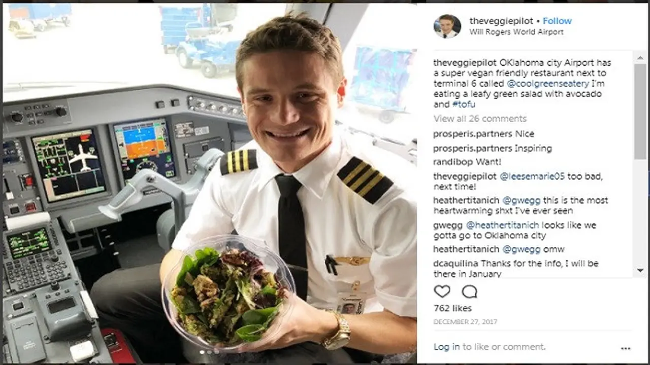 Pilot Seorang Vegan