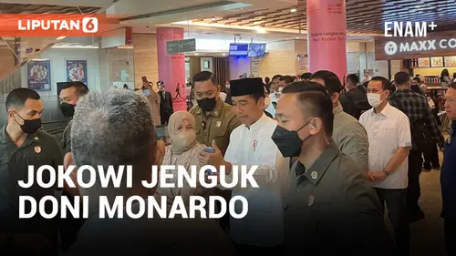 VIDEO: Jokowi Jenguk Mantan Kepala BNPB Doni Monardo di Rumah Sakit