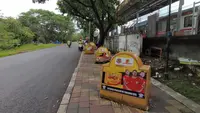 Parkir Liar di Trotoar Stasiun Batuceper Ditindak, Petugas Bersiaga Sejak Subuh dan Dipasang Barrier