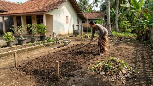 Cara Membuat Bedengan Tanaman yang Benar