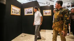 Pameran tersebut menampilkan 101 karya dari 16 wartawan foto parlemen. (Liputan6.com/Faizal Fanani)