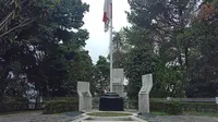 Monumen Pasir Pahlawan Oto Iskanda Dinata. (Huyogo Simbolon)