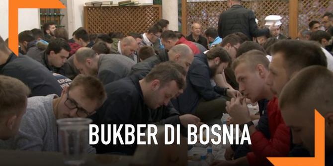 VIDEO: Serunya Buka Puasa Bersama di Masjid Kaisar Bosnia