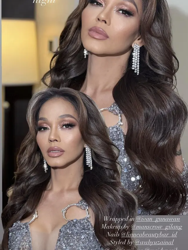 Gaya Glamor Bunda Corla saat Konser Tunggal, credit:  Wahyu Zainal